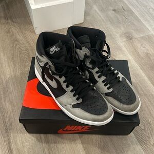 Nike Air Jordan 1 “shadow” gray and black size 12